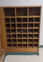 Shoe cubbies. Attached to wall. Buyer must bring