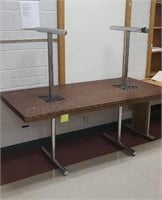 Two library tables. 29×71½×35½.