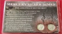 1940-P & 1943-D Mercury Silver Dimes