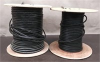 2 Partial Spools RG6 18 AWG Cable