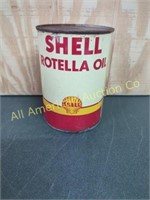 SHELL ROTELLA OIL 1QT METAL CAN