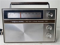Realistic AC/DC Long Range TRF AM Only Radio -