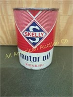 SKELLY MOTOR OIL 1QT METAL CAN
