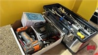 Toolbox w misc. tools, Block Heater Timer, Box