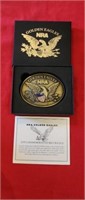 2015 NRA Golden Eagle Belt Buclle