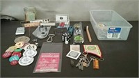 Tub-1948 Boxing Tickets, Mini Tools, Keychains,