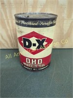 D-X METAL MOTOR OIL 1QT CAN