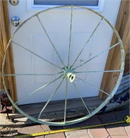 Decorative Iron Wheel 41 inch diameter