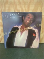 LOU RAWLS " ALL THINGS IN TIME" LP