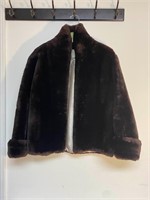 Vintage Sheared Mouton Fur Coat