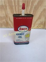 4 OZ. VINTAGE ENCO HANDY OILER HUMBLE OIL