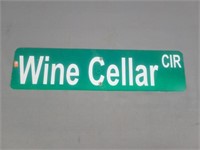 Wine Cellar Circle Sign