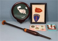 Clay Marbles, Bag Pipe Chanter, etc.
