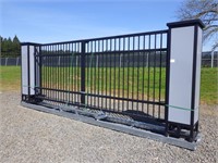 Electric Double Swing Driveway Gate