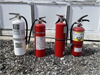 4 Fire Extinguishers