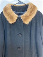 Cashmere & Mink Vintage Coat - Smal