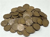 100 Unsearched Wheat Pennies