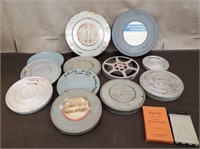 Lot of Vintage Film Reels & Film Cut Holders