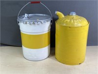2 Five Gallon Metal Gas Cans