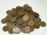 100 Unsearched Wheaf Pennies