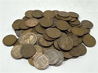 100 Unsearched Wheat Pennies