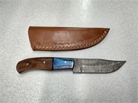 Handmade Damascus Fixed Blade Knife