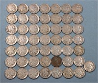 (50) Buffalo Nickels