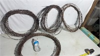 Old Barb Wire For Decor, 4 rolls
