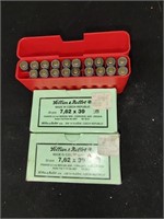 59 Rounds Sellier & Bellot 7.62 x 39mm Ammo