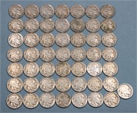 (50) Buffalo Nickels