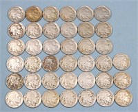 (39) Mint Marked Buffalo Nickels