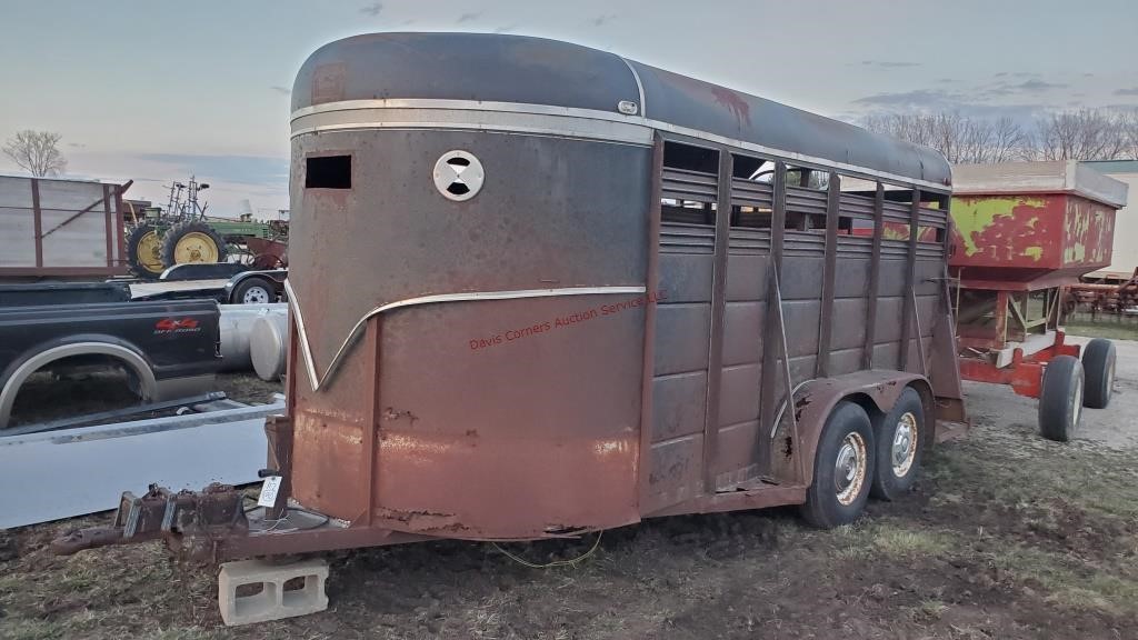 Rough 14' Cattle Trailer- No Papers