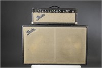 Fender Bassman amplifier and speaker cabinet