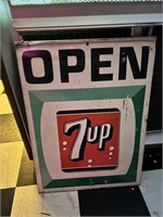 7up Open Sign