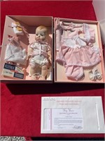 Tiny tears, porcelain collectors doll
