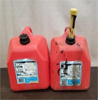 Pair of 5 Gallon Gas Cans