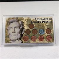Coins 9 Decades of Lincoln Pennies