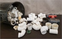 Large Lot of PVC Fittings & Valves. Mostly 2-2.5"