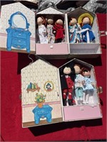 Dolls  and carrying case