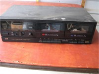 JVC Double Cassette Deck stereo