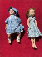 Two antique dolls
