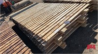 5 Wood Panel Interlocking Fencing 5'x10'