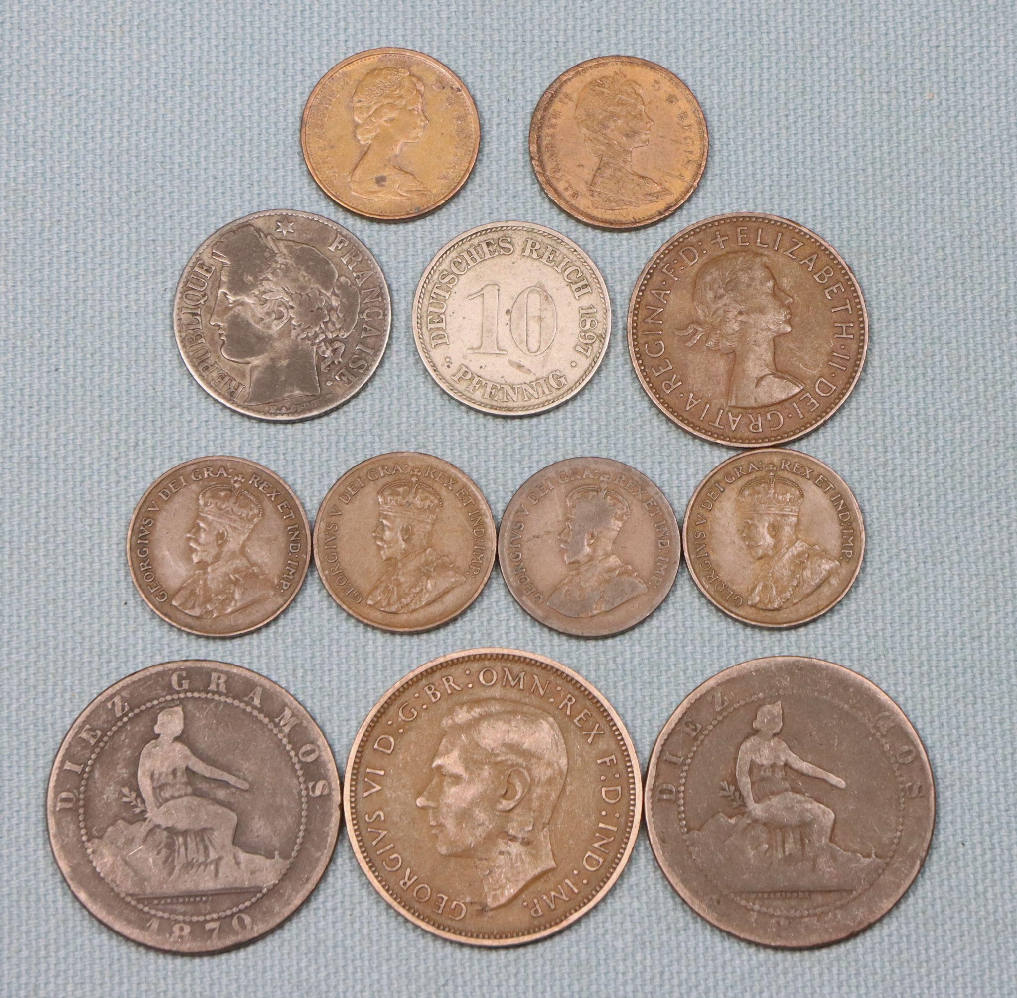 (12) Foreign Coins