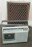 Box- Panasonic AM/FM Cassette Player & Vintage
