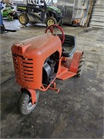 Bantam garden tractor, 3 wheeled single front