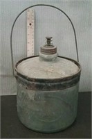 Antique Kerosene Glass Jar