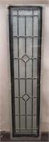 Black Window Insert in Glass