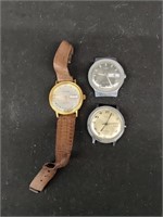 2 Timex and 1 Waltham Watches
