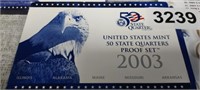 2003-S US MINT PROOF STATE SET