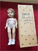 Daisy Kingdom, brown haired doll